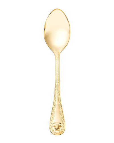 Shop Versace Medusa Gold-plated Serving Spoon
