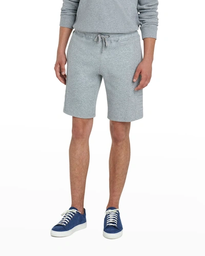 Shop Bugatchi Men's Comfort Drawstring Shorts In Platinum