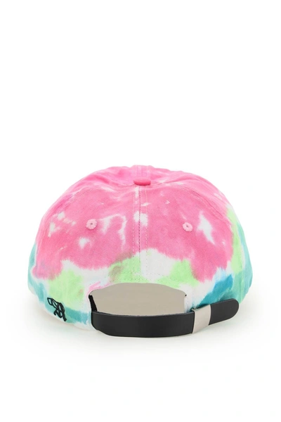 Shop Aries No Problemo Tie-dye Baseball Cap In Mixed Colours