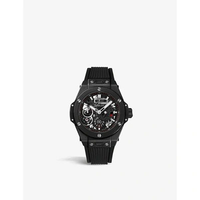 Shop Hublot Men's Black 414.ci.1123.rx Big Bang Meca-10 Ceramic Automatic Watch