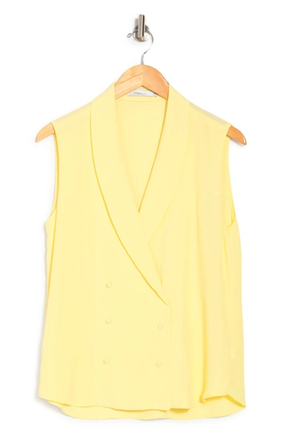 Shop Frnch Sleeveless Vest In Yellow