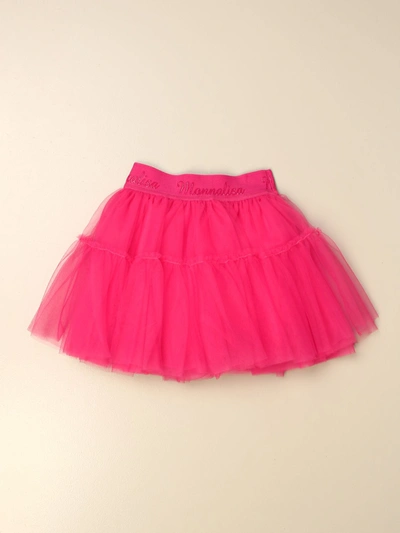 Shop Monnalisa Skirt  Kids In Fuchsia
