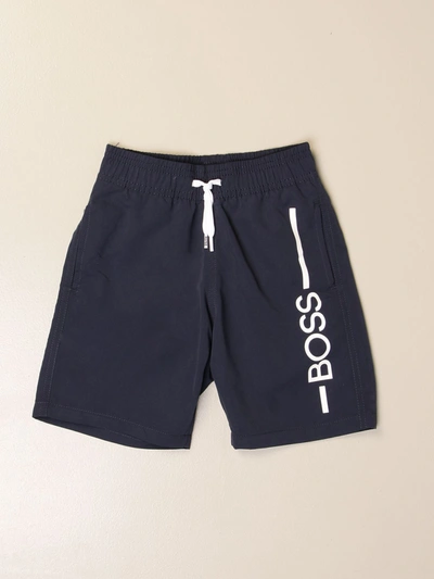 Hugo Boss Shorts Kids Color Blue | ModeSens