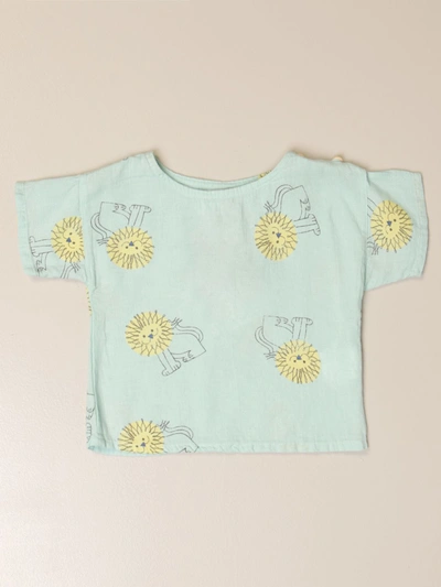 Shop Bobo Choses T-shirt In Patterned Cotton In Green