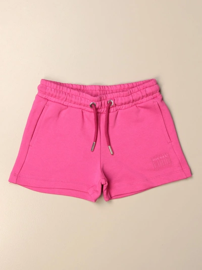 Shop Diesel Jogging Shorts With Logo In Pink