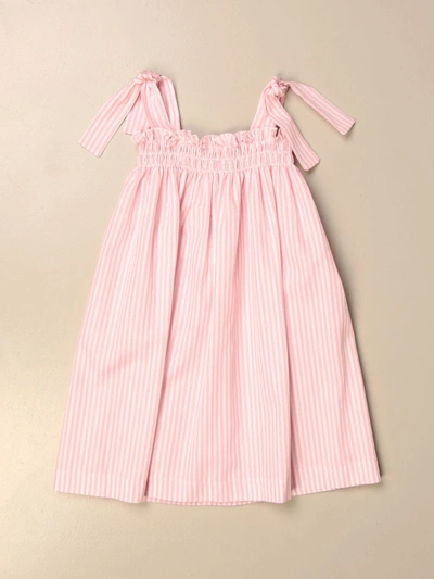 Shop Siola Striped Dress In Pink
