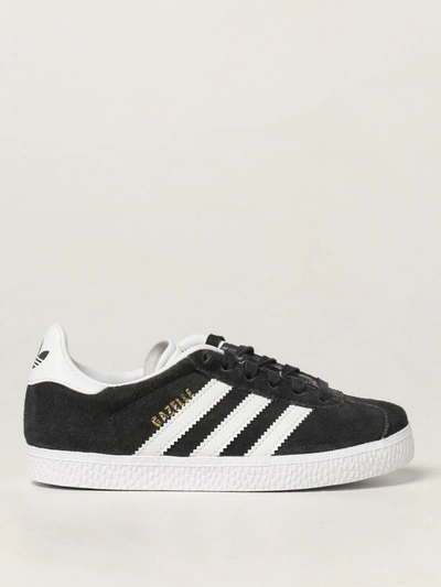 Shop Adidas Originals Gazelle C Adidas Original Sneakers In Suede In Black