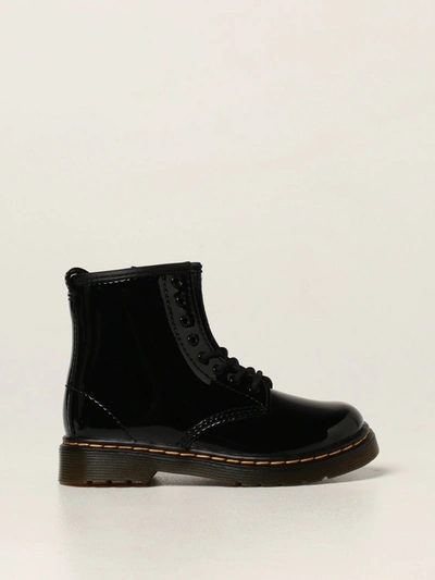 Shop Dr. Martens' 1460 T Boots In Patent Leather In Black