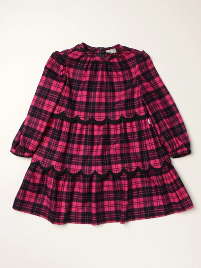 Shop Il Gufo Dress  Kids In Fuchsia