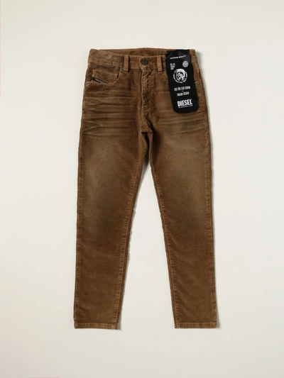 Shop Diesel Jeans In Brown