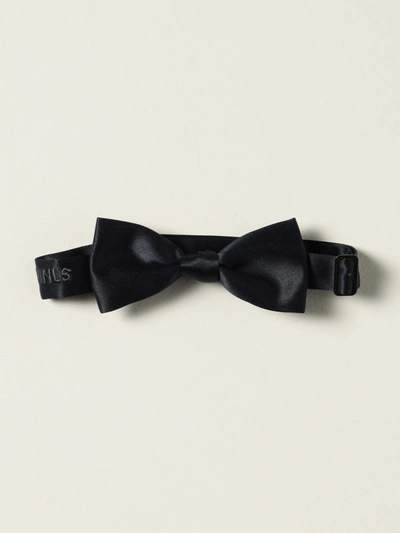 Shop Monnalisa Polished  Bow Tie In Blue
