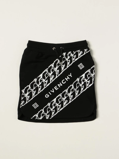 Shop Givenchy Skirt  Kids In Black