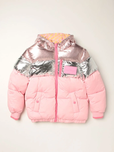 Shop Little Marc Jacobs Reversible Jacket In Pink