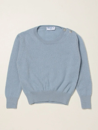 Shop Siola Cashmere Sweater In Sky