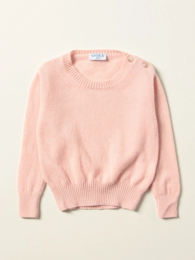 Shop Siola Cashmere Sweater In Pink