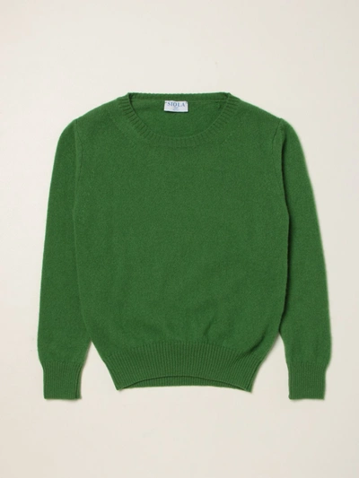 Shop Siola Cashmere Sweater In Green