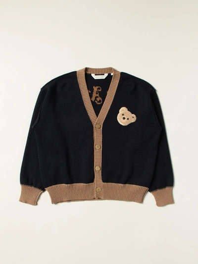 Shop Palm Angels Sweater  Kids Color Navy