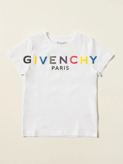 Shop Givenchy T-shirt  Kids In White