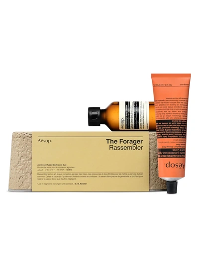 Shop Aesop Women's The Forager Body Cleanser & Balm Set