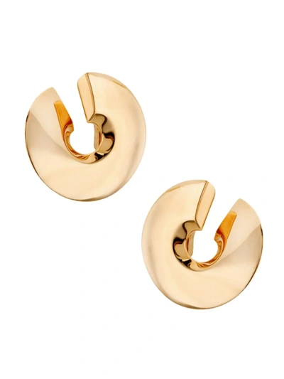 Shop Vhernier Verso 18k Rose Gold Clip-on Earrings