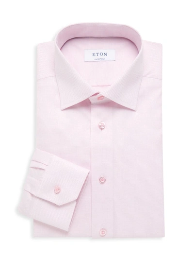 Shop Eton Men's Button-down Dress Shirt In Dark Pink