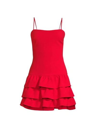 Shop Likely Women's Amica Dress In Scarlet
