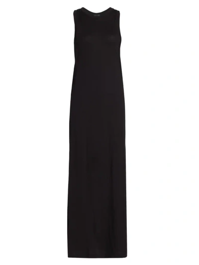 Shop Atm Anthony Thomas Melillo Women's Jersey Maxi Dress In Black