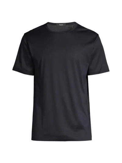 Shop Theory Men's Precise Luxe Cotton T-shirt In Eclipse