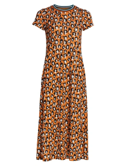 Shop La Doublej Sporty Leopard Print Swing Dress In Lady Leopard