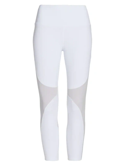 Shop Alo Yoga Women's High-waist Coast Capri Pants In White