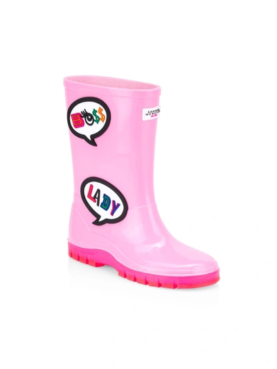 Shop Sophia Webster Baby Girl's & Little Girl's Boss Lady Welly Rain Boots In Baby Pink
