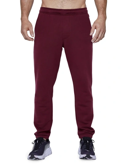 Shop Fourlaps Rush French Terry Sweatpants In Burgundy
