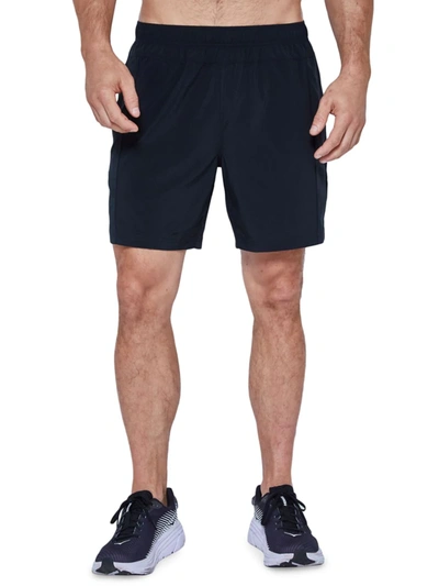 Shop Fourlaps Men's Unlined Bolt Shorts In Black