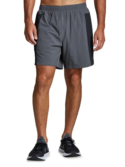 Shop Fourlaps Men's Bolt Quick-dry Shorts In Charcoal