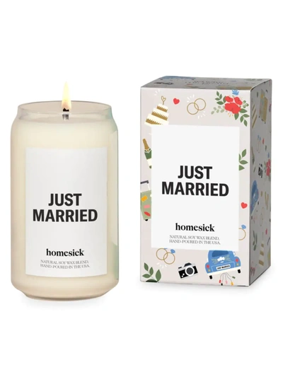 Shop Homesick Memory Collection Just Married Candle