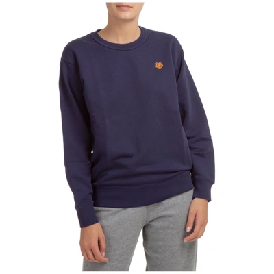 Shop Kenzo Tiger Crest Sweatshirt In Blu