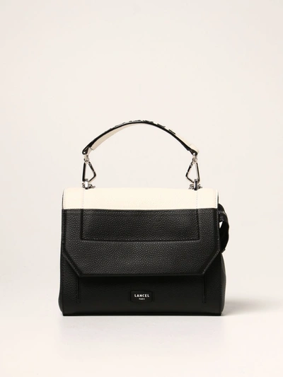 Shop Lancel Handbag Ninon  Bag In Grained Leather In Black