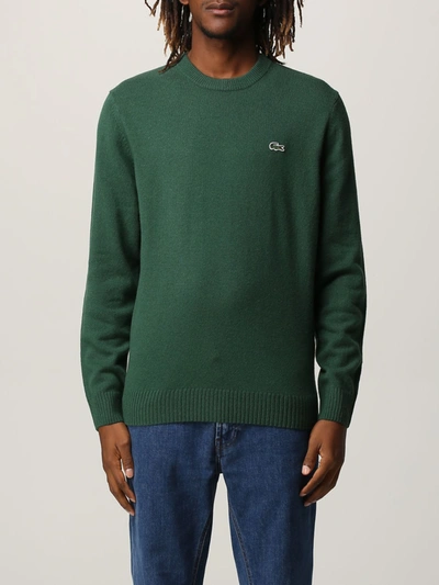 Shop Lacoste Sweater Sweater Men  In Green