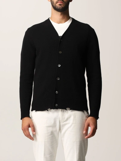Shop Mauro Grifoni Cardigan Sweater Men Grifoni In Black