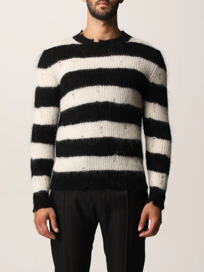 Shop Mauro Grifoni Grifoni Sweater Sweater Men Grifoni In Black