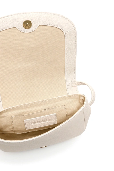 Shop See By Chloé Mini Hana Shoulder Bag In Beige