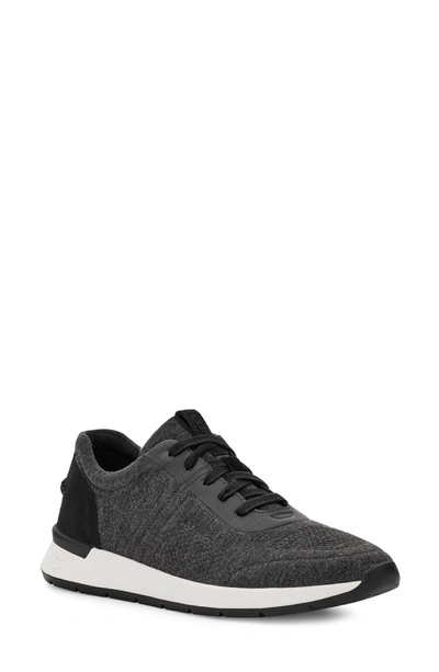 Shop Ugg ® Adaleen Sneaker In Black Jersey Fabric