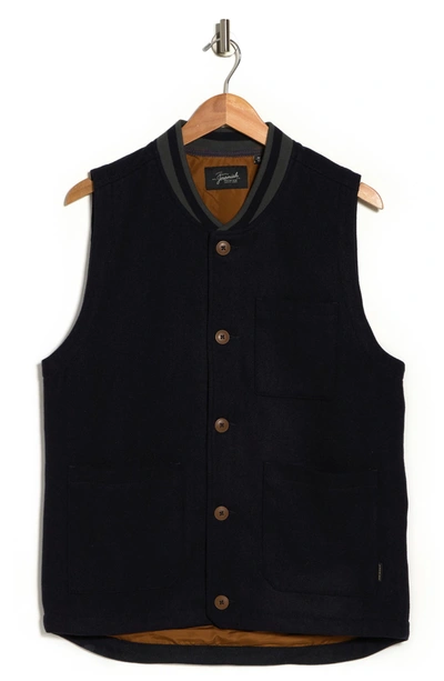 Shop Jeremiah Beckett Wool Vest In Victoria