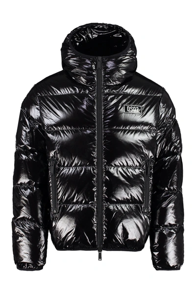 Shop Dsquared2 Padded Down Jacket In Black