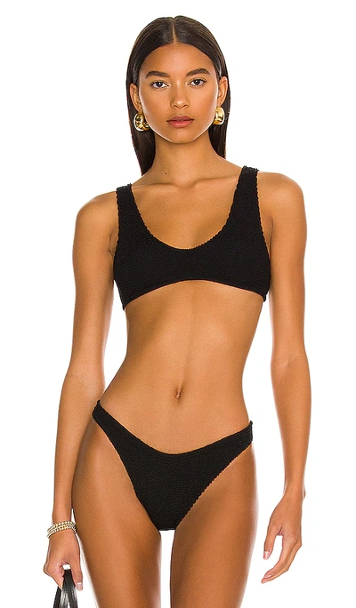Shop Bond Eye Scout Crop Bikini Top In Black