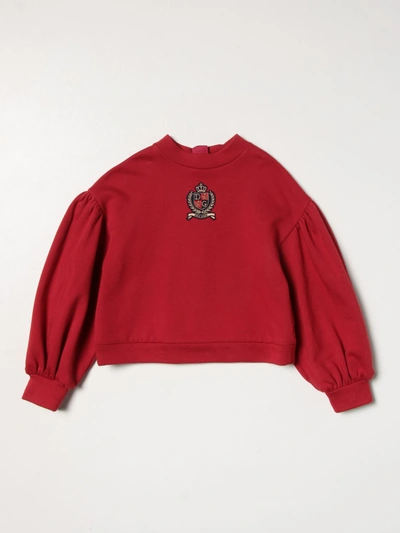 Shop Dolce & Gabbana Jumper With Crest In Red