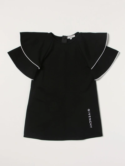Shop Givenchy Dress  Kids Color Black