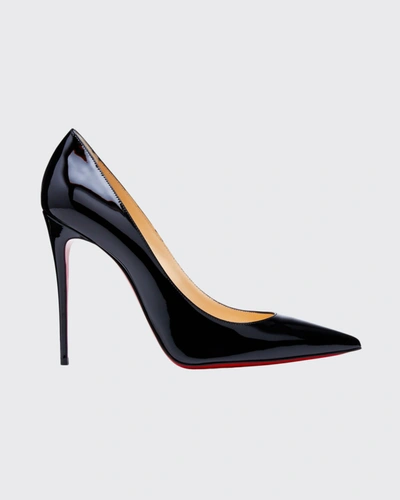 Shop Christian Louboutin Decollette Pointed-toe Red Sole Pumps In Black