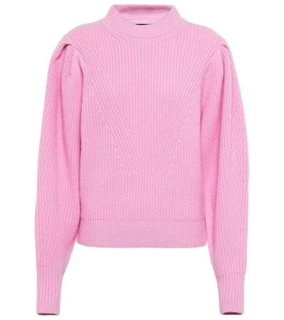 Shop Isabel Marant Adele Wool And Cashmere Sweater In Pink