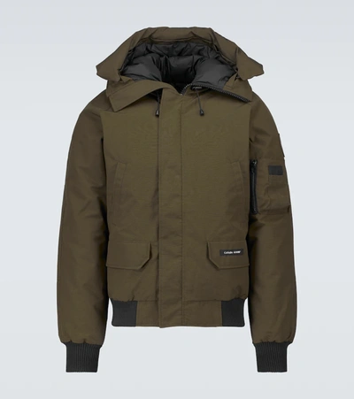 Shop Canada Goose Chilliwack Bomber Jacket In Green - Vert Militaire